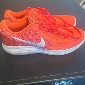 Nike Bright Orange Running Shoes